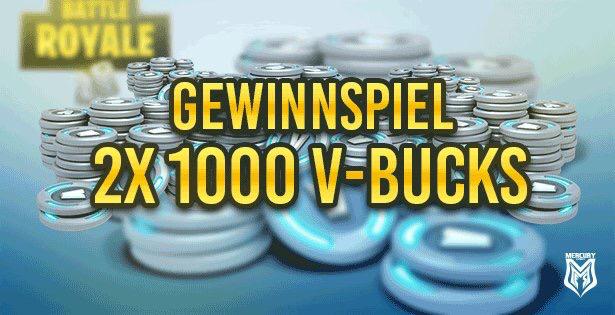 #Fortnite Giveaway💥

A small gift for your support!

⚪2 Winners each 1000 #VBUCKS🔵

💙Follow @TeamMercuryDE 
🔁Retweet this Tweet
👤Tag a friend

13th April🔚

#TeamMercury 
#vbucksgiveaway
