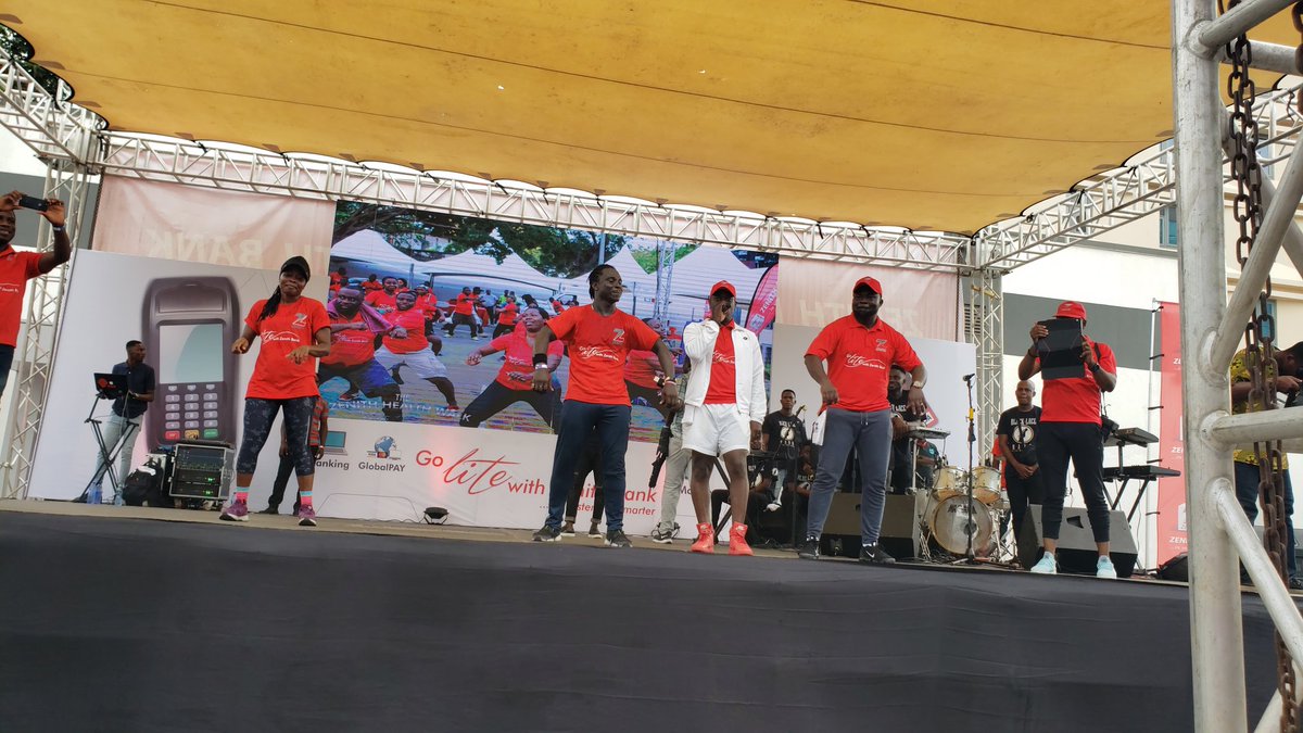 ghkwaku1's tweet photo. Back to base for some exercise and last set of activities, Zenith Heights Accra, No. 31 Independence Avenue 🕺🏻🕺🏻🕺🏻 it's all about the Zenith bank internet banking, Let’s Go “Lite” with @zenithbankghana , it’s faster &amp; smarter 🚀🚀🚀 #ZenithHealthWalk #GoLiteWithZenithBank https://t.co/rRkTFsoK64