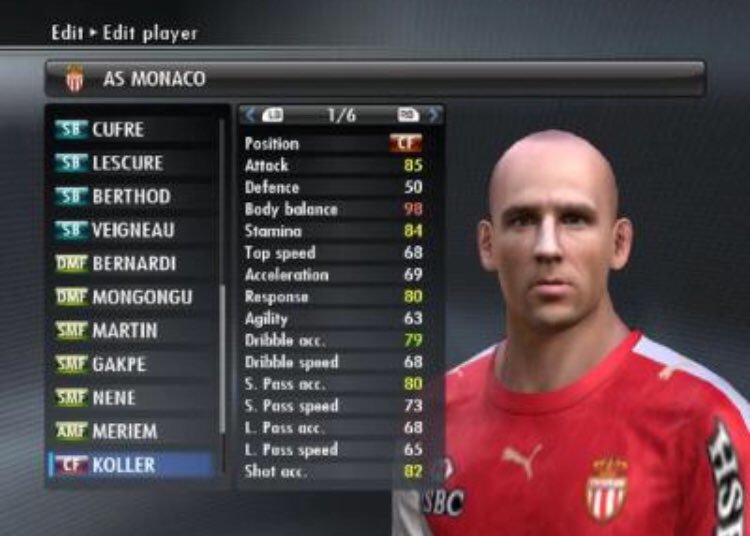  HAPPY BIRTHDAY Jan Koller is 46 today!  91 Caps  55 Goals 6 7 Unplayable on crosses in PES 