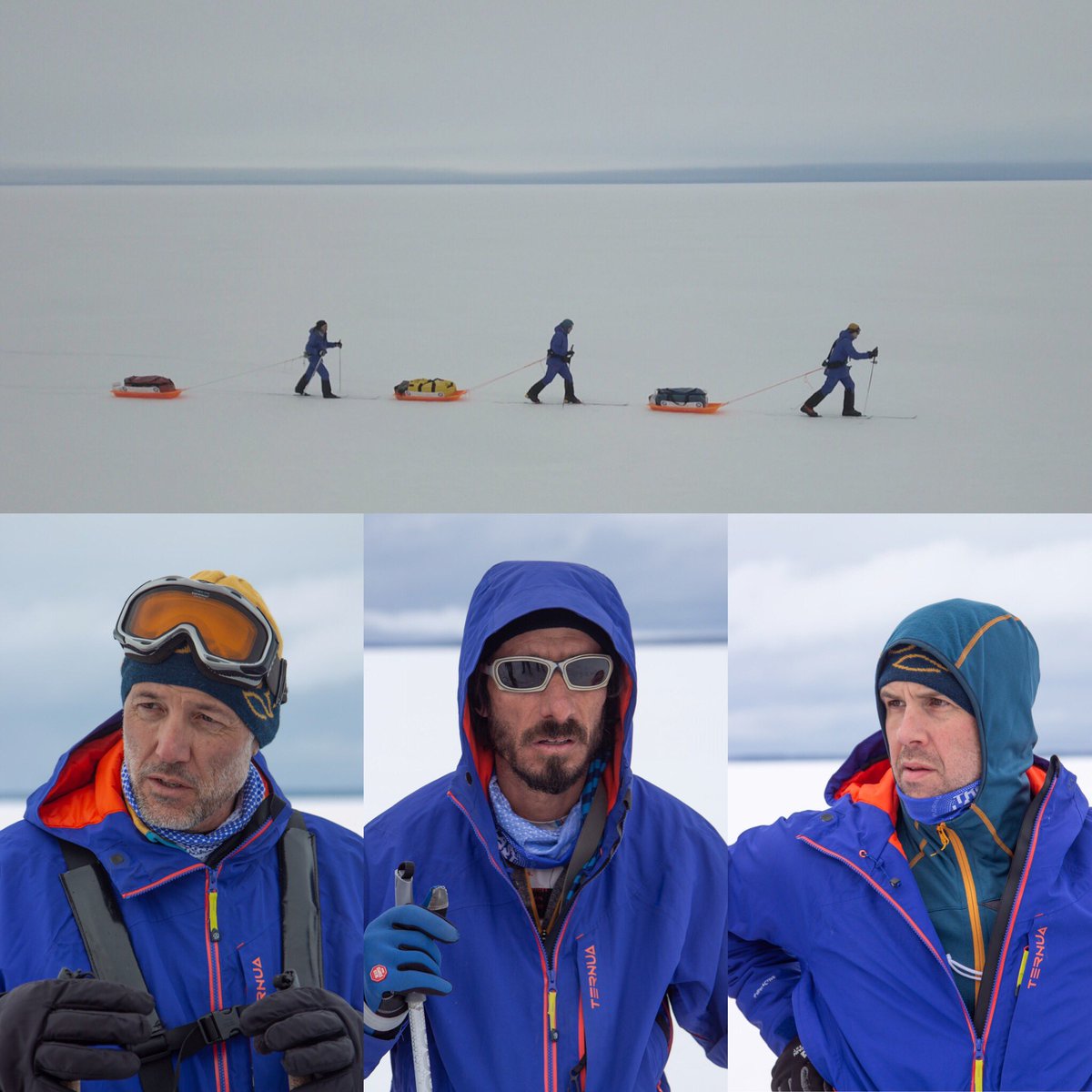 The second expedition of <a href="/TheLastIce_/">The Last Ice project</a> to #lakeonega is completed! The 3 explorers <a href="/albert_bosch/">Albert Bosch</a> <a href="/pepeivars_/">Pepe Ivars</a> and #pakocrestas had completed the 150 km crossing in 6 days. Tough conditions because the continued rain, snowfall and high temperature real consquence of #climatechange