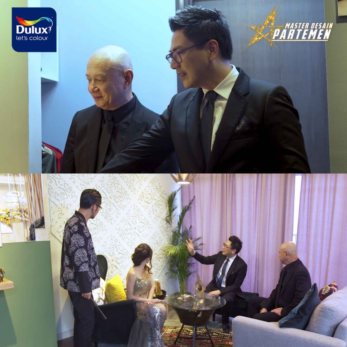 Menurut Mr. Jun Feature wall dari ruangan Team Glenda sangat bagus bersama dengan lampunya sehingga terlihat luar biasa, sedangkan menurut Cosmas Team Lami sangat sukses dgn pemilihan warna-warna yang menunjukan tentang "what's the future" #MasterDesainApartemen <a href="/OfficialGTVID/">OfficialGTVID</a>