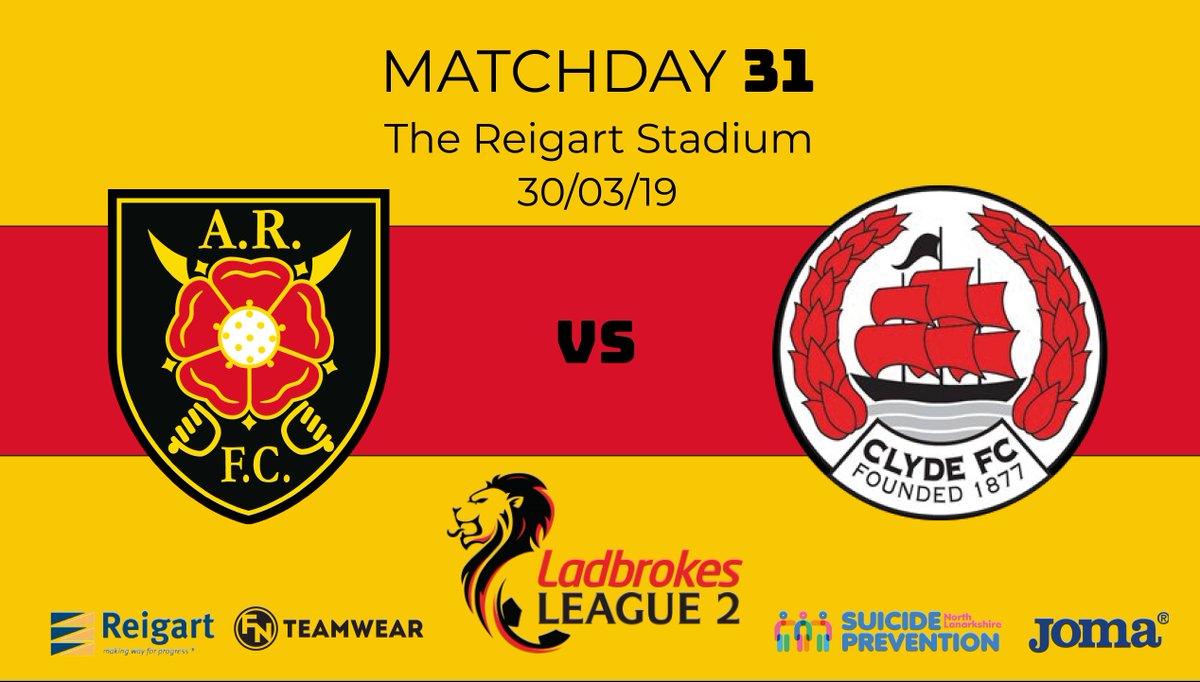 #thegreatestescape is on.

Get behind Kevin Harper and the team today!❤️💛

Tickets: 
Adults £13
Concessions £7
Under 16s £2

One Turnstile will be open at 13.30 for home fans to enter the lounge (with the bar open!) Get a pint for only £2.

#arfcokay