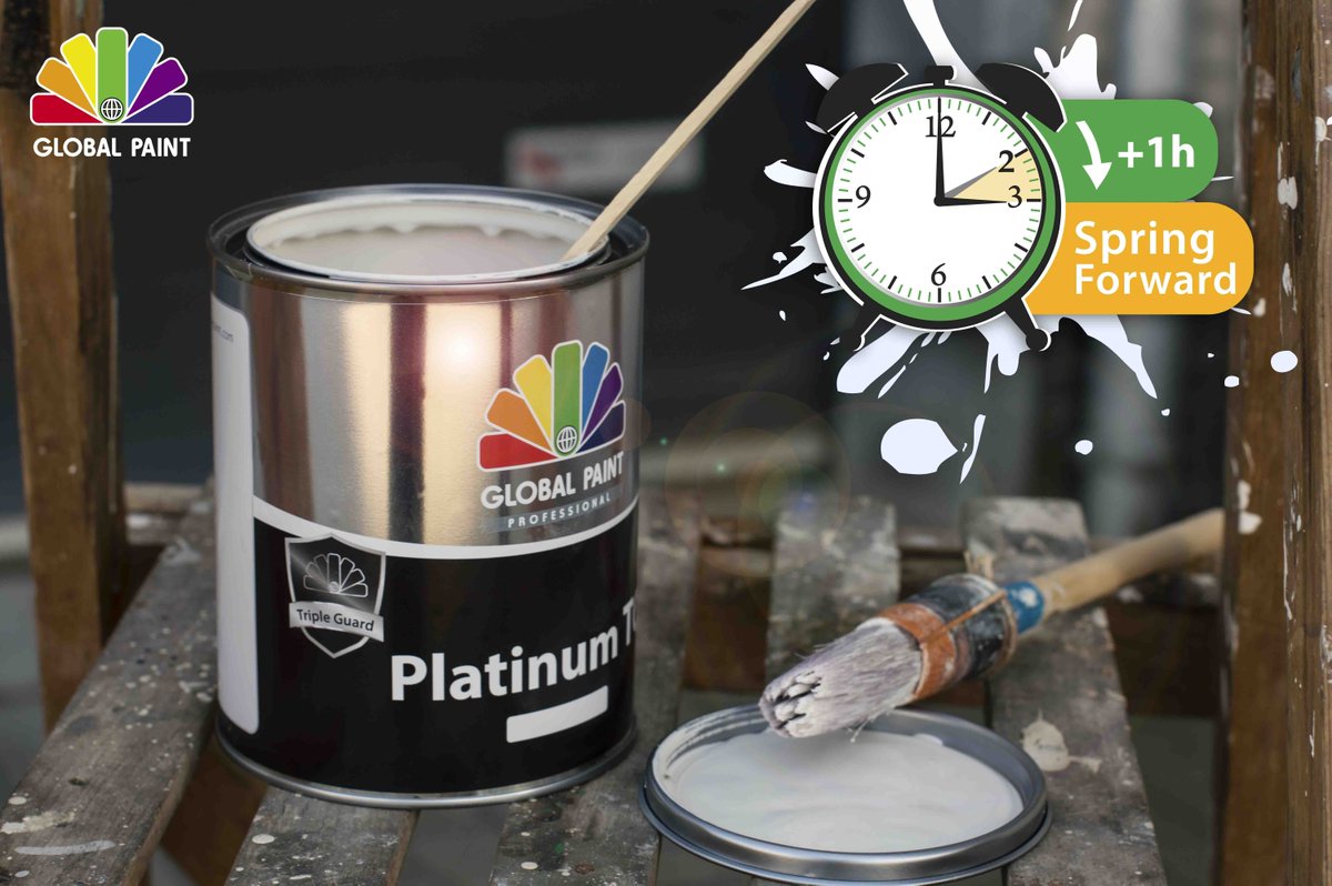 Houd rekening met de zomertijd!
Met tien jaar bescherming kijken we niet op een uurtje…Desondanks wordt de klok toch verzet van 02:00 naar 03:00 vannacht. #platinumTG #globalpaint