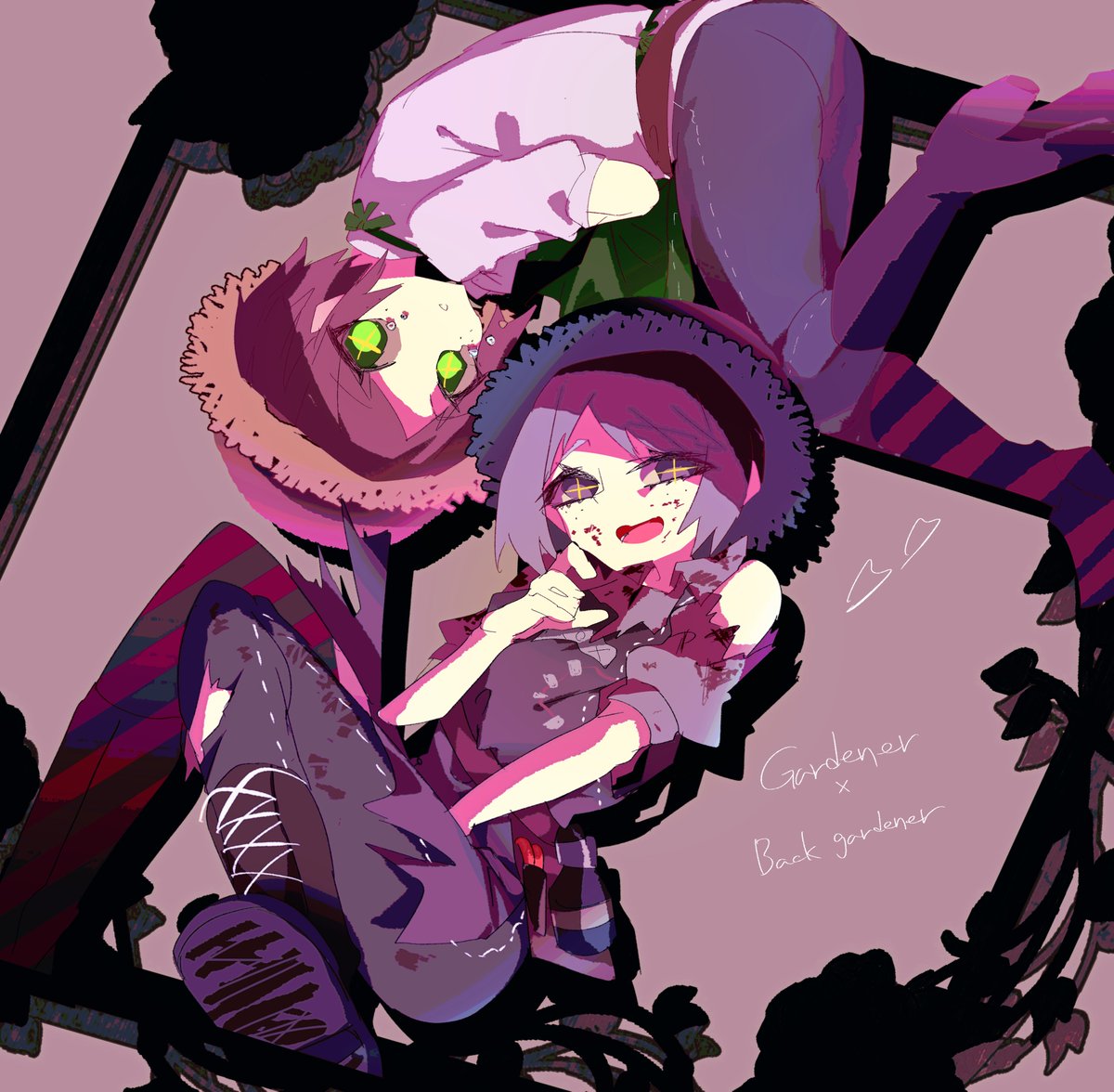 脱稿 على تويتر 表と裏面の庭師ちゃん 第五人格イラスト Identityvイラスト 第五人格好きと繋がりたい