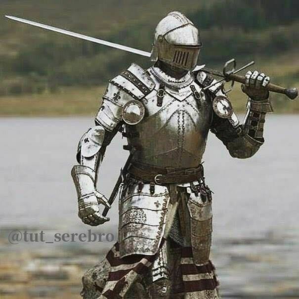 西洋甲冑師見習い 3 かっこいい西洋甲冑ですね でもこれはファンタジー甲冑 見事なファンタジーなので形も構造も歴史甲冑と全く違う ９割くらいファンタジー構造 形状かな ある意味徹底的に歴史甲冑を観察して独自ファンタジーを目指したことが伝わる