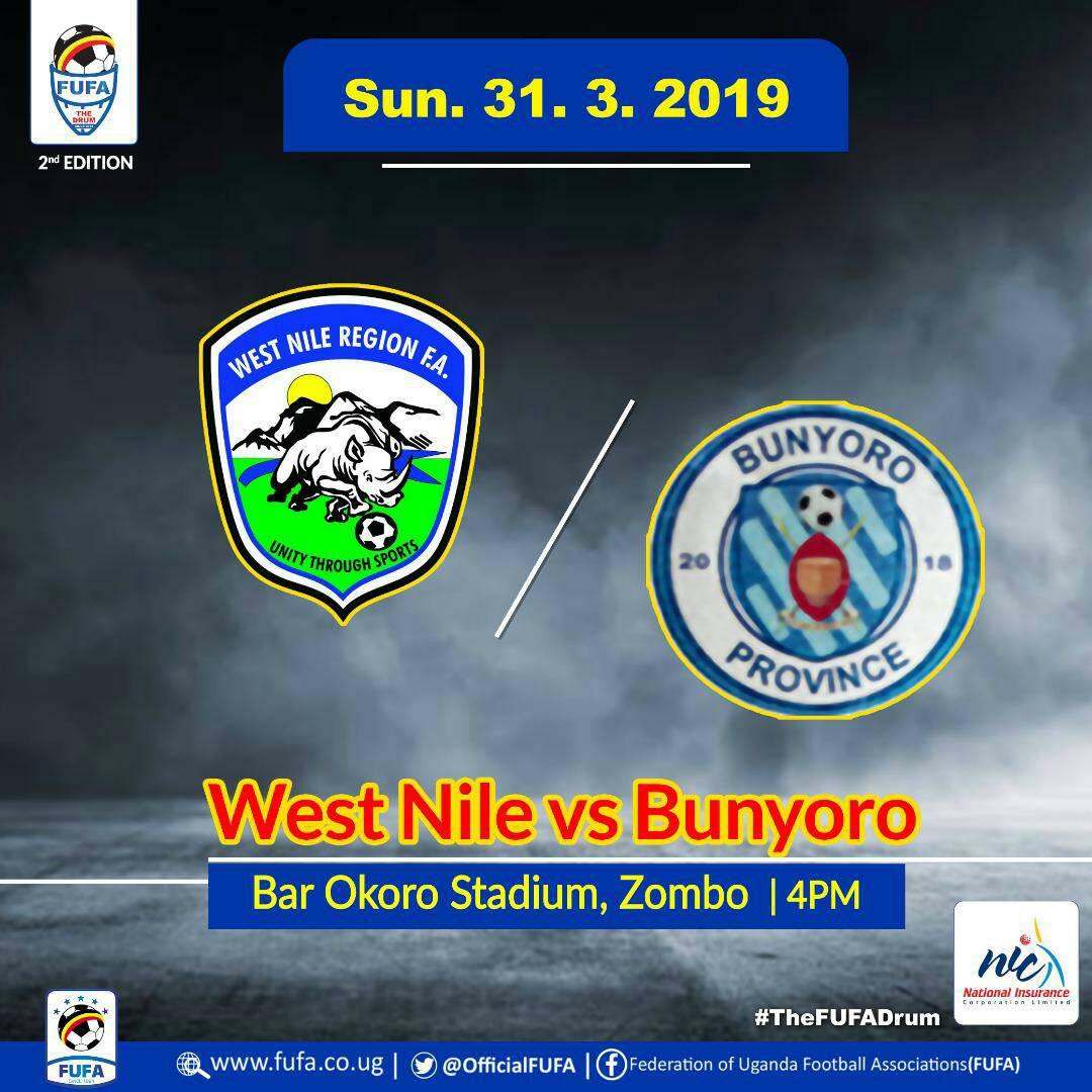 West Nile Vs Bunyoro on 31.03.2019 #TheFufaDrum. Mwije tuhagira abaana baitu #BunyoroIhunde