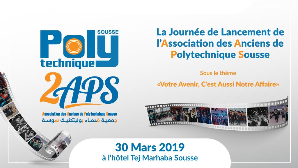 PolytecSousse's tweet image. L'Association des Anciens de Polytechnique Sousse annoncera son lancement aujourd'hui, 30 mars 2019  à l’hôtel Tej Marahba Sousse.
Le thème de cette Journée portera sur « Votre avenir, c'est aussi notre affaire »
#polytecSousse #2APS