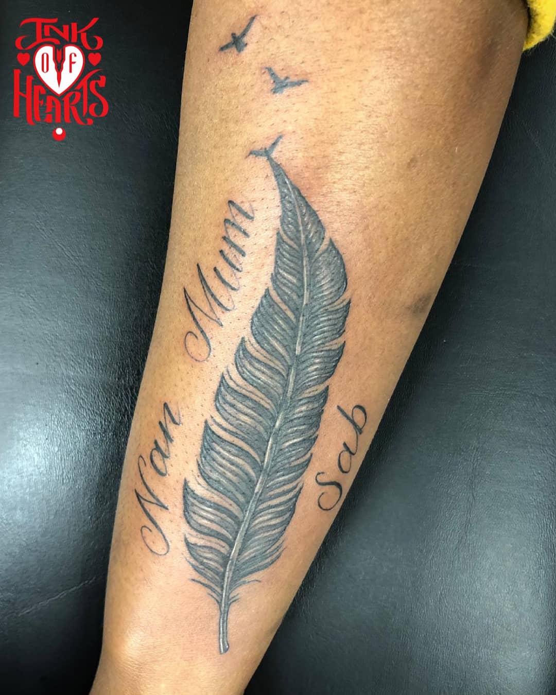 Ink Of Hearts Tattoos on Twitter The feather of hope  Tattoo cover up by  SimonSaysInk Feather FeatherTattoo CoverUp CoverUpTattoo TattooCoverUp  httpstcoSx2LTXL13N  Twitter