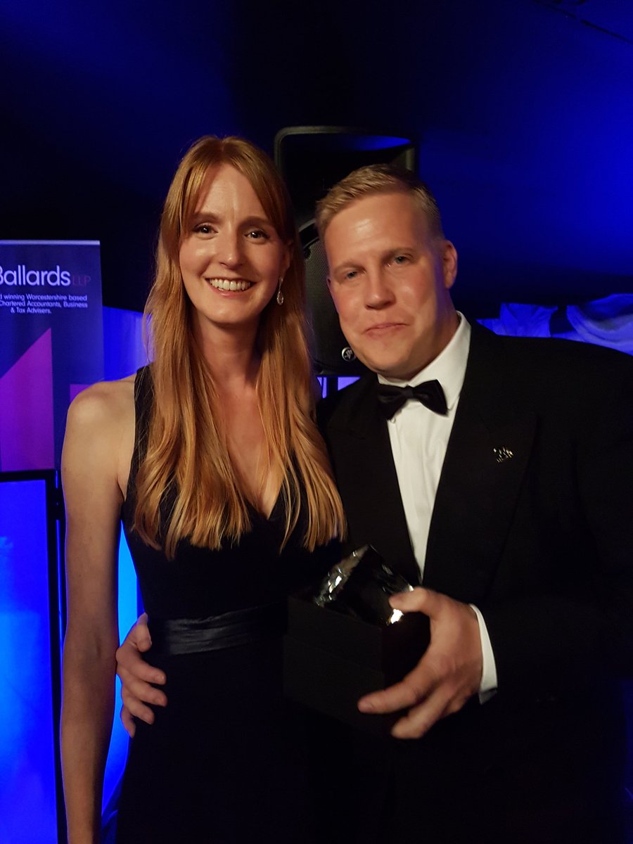 GWooldridgeHR's tweet photo. Really proud of our Founder Director,  Andrew Bradley, winning 'Solicitor of the Year' at the prestigious Worcestershire Law Society event held last night. Pictured here with his lovely wife Lizzie. #worcestershirehour #topsolicitor #Lawyers https://t.co/51emteRXgO