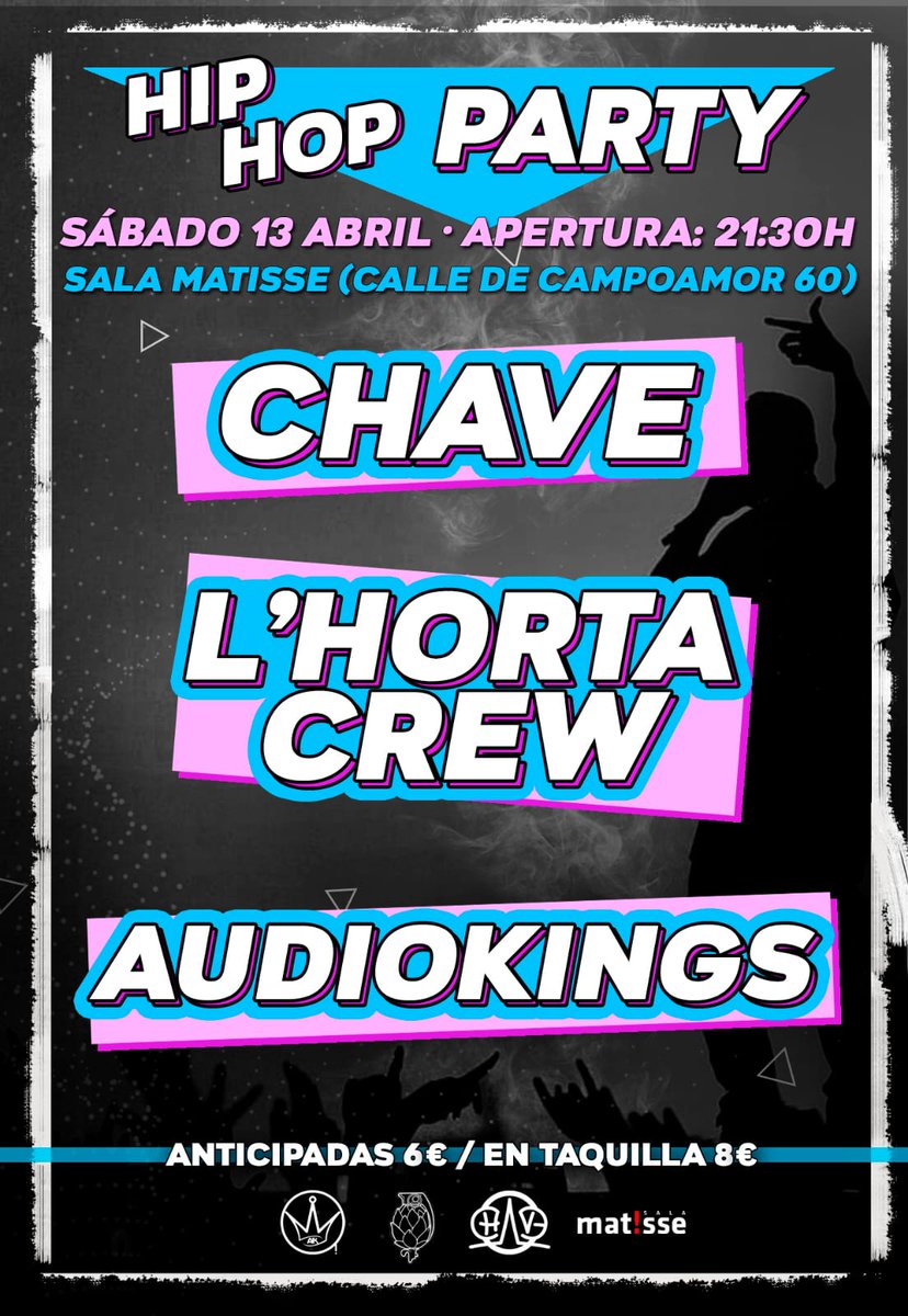 WaldyUve's tweet photo. El sábado 13 de abril nos cantaremos el tema de "Entre el humo" en el concierto del @chave_94 . + Info en el cartel. https://t.co/lfihr0WGCf