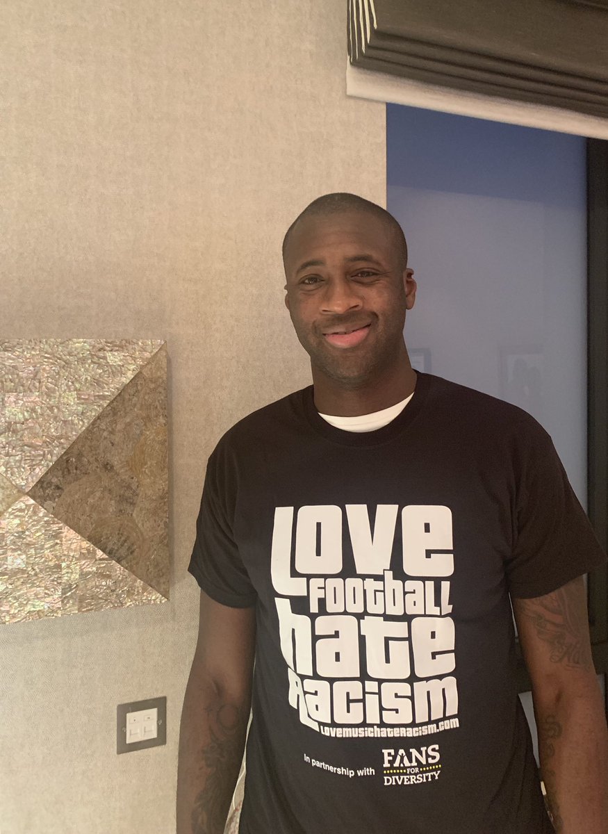 YayaToure's tweet photo. Let’s all work together to fight racism in football and society!

We need strong action...!! 

A big thank you to all the campaigners @farenet @kickitout @SRTRC_England @bcomstweet @theSPTT @LFHROfficial @FootieBlackList and the fans for making a stand! 🙌🏾 https://t.co/LnJqUDNUnf