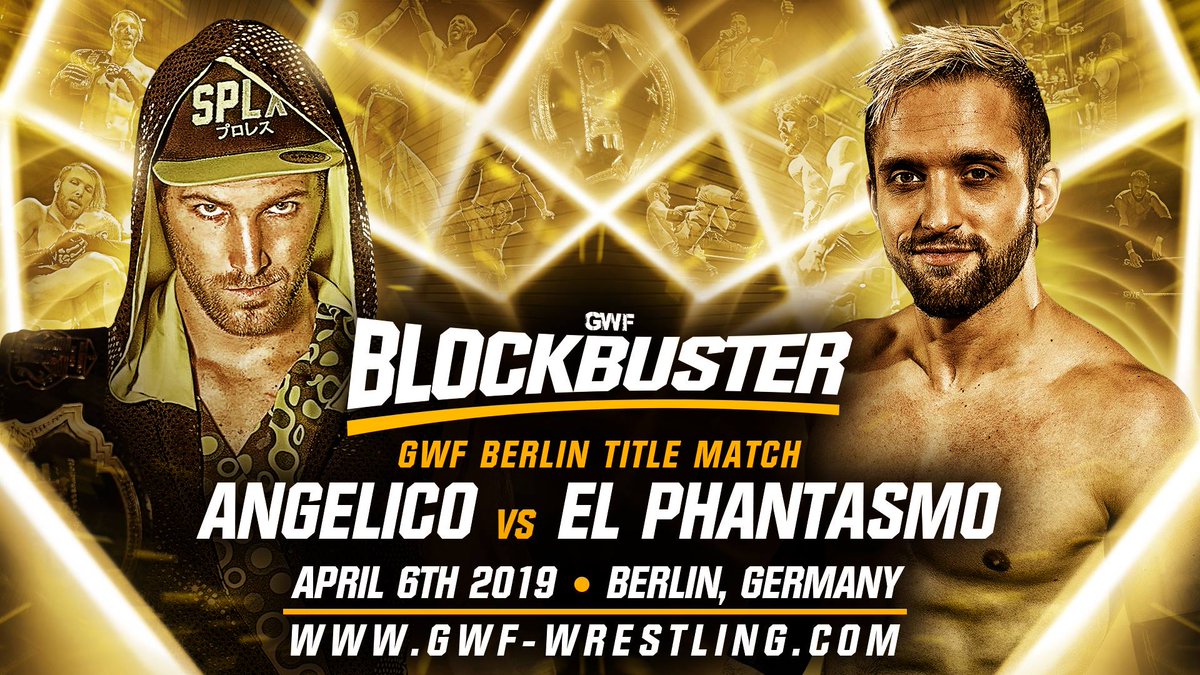 AngelicoTeam's tweet photo. #submissionsaturday #Angelico Navarro187 on #ElPhantasmo 2Mar19 #LHWC finals (https://t.co/xNJSFv0DEU)! VOD (https://t.co/O5Q7ecePNm). C them clash 6Apr💥 #GWFBLOCKBUSTER: @AngelicoAAA defends his #Berlin 🏆! Last week for tix (https://t.co/BALPGEn2hn)!#ProWrestling #wrestling https://t.co/9t5MqpljH6