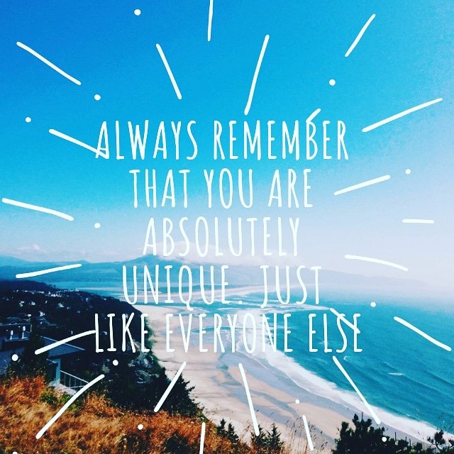 YIU_official's tweet photo. Always remember that you are absolutely unique. Just like everyone else
#unique #love #art #style #design #beautiful #photography #creative #artist #beauty #instagood #like #gift #cute #life #nature #oneofakind #original #designer #happy #vintage #amazing #photooftheday #bhfyp https://t.co/RgZMAH7PnW