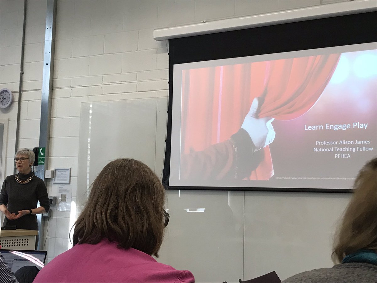 SFaulknerPandO's tweet photo. ..... and weβre off!! The amazing @alisonrjames kicking off the #LearnEngagePlay #LegoSeriousPlay event at @_UoW. #StrathPlayfulLearning https://t.co/MzeakB5UCa