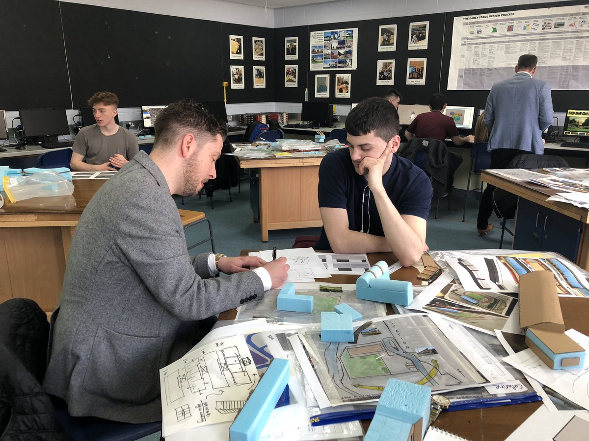 MissVardy's tweet photo. Understanding the Future of Construction and the exciting possibilities and careers the future holds. Inspiring workshop from @nickriley_arch and @ryanfishuk @whittamcoxarch Followed by professional feedback and suggestions for @KingEcgbert @DECinSchools Sheffield based projects https://t.co/RsXbdwGT9F