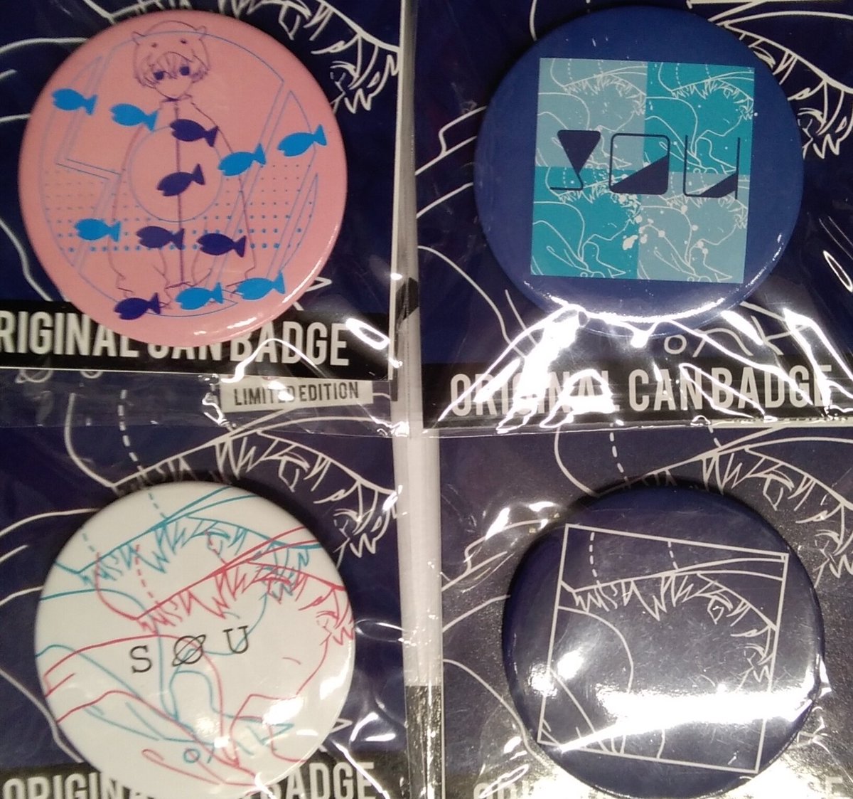 Sou」さんのしまむらコラボ缶バッジが入荷致しました！現在動画館では