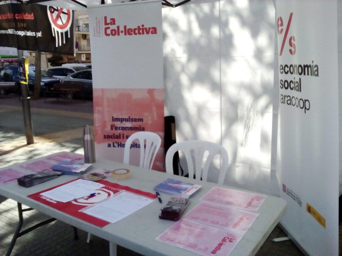 Bon dia!!! Avui "la Col·lectiva" participa en la XXIII edició de la fira de Solidaritat i suport Mutu al barri de Can Vidalet. Tenim tot enllestit, t'hi esperem!