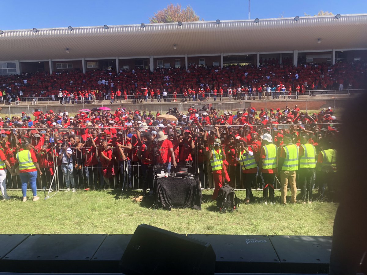 The #EFFEasternCapeRally! Our people are saying #OurLandAndJobsNow! #VoteEFF!