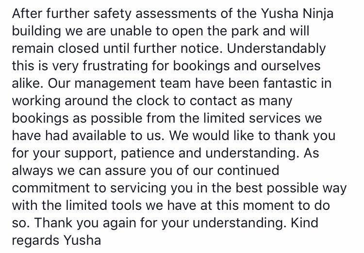 YushaNinja's tweet photo. ❗️YUSHA NINJA BOLTON CLOSED ❗️ https://t.co/fuYKRkym9T