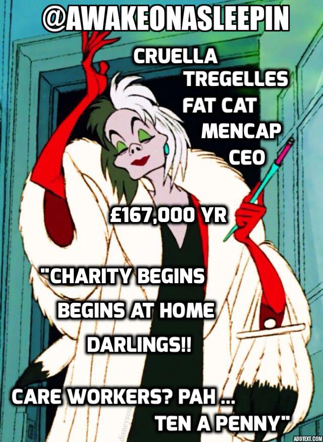 DebraClaridge's tweet photo. Meet #JanTregelles CEO of Mencap. Tregelle's ~ £167,000 year plus perks. Jan is happy that #Mencap have got their own care and support staff EXEMPT from NMW Law. Mencap nothing more that a Dirty Greedy Business !!
#CareWorkIsSlaveWork
#StopWageTheft
#awakeonasleepin https://t.co/1ZezjhM82l
