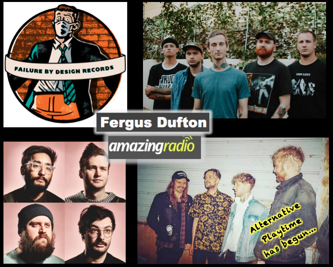 amazingradio's tweet photo. ICYMI: No @EliseCobain this week, so @fergdufton takes on #AlternativePlaytime. We're joined by Ben Pollard (@bennypvideo) from Failure By Design @fbdrecords for a chat, as well as #PluggedIn guests #EverythingToNothing (@ETNothing).
Listen from 10pm: https://t.co/YYpVRefy0n https://t.co/zWXFbQ8kJR