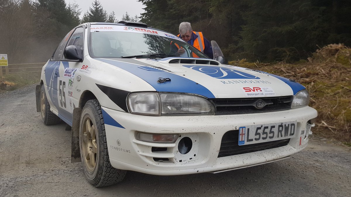 Great to see Andy Turner &amp; Steve Harris at the end of SS2 with a smile!
<a href="/raceandrallyni/">Race and Rally</a> #Rally2
