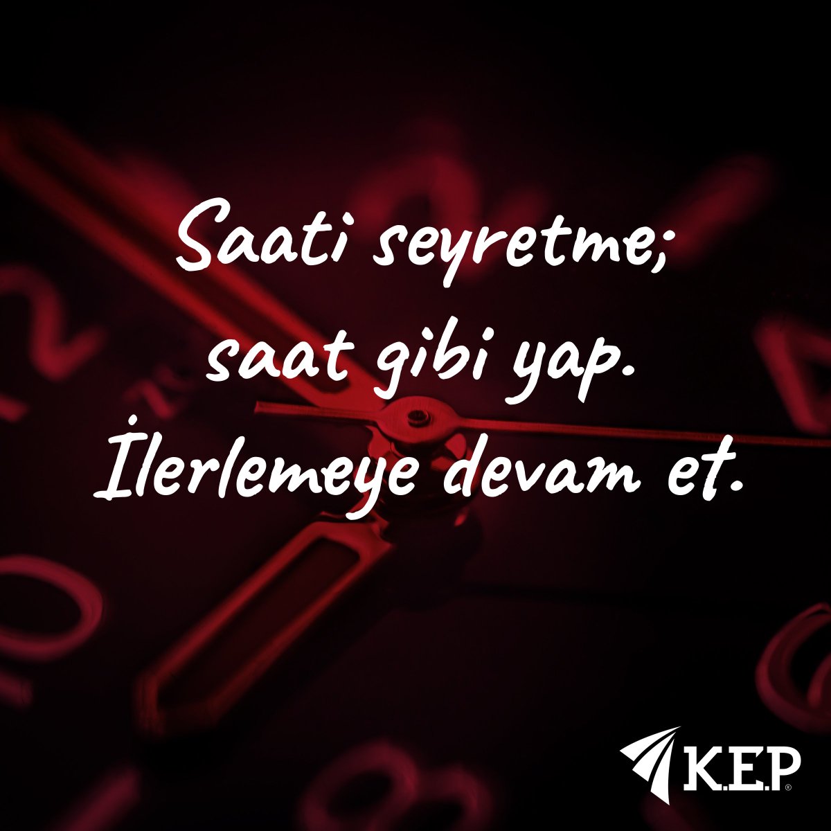 İlerlemeye devam et.