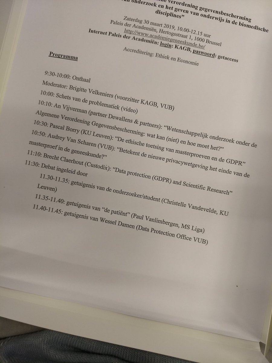 Mass_Gathering_'s tweet photo. How does the GDPR affect data collection at mass gatherings? Let's find out today at the symposium organised by the Royal Academy of Medicine of Belgium. #MGS #massgatheringhealth https://t.co/NTvb1wTfiT
