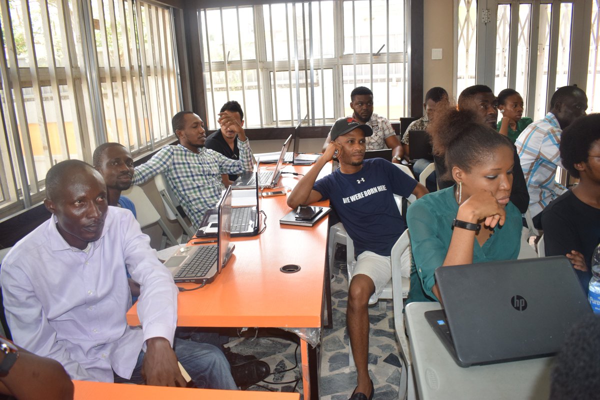 PydataLagos's tweet image. Great turn out.....  #PydataLagosAprilMeetup