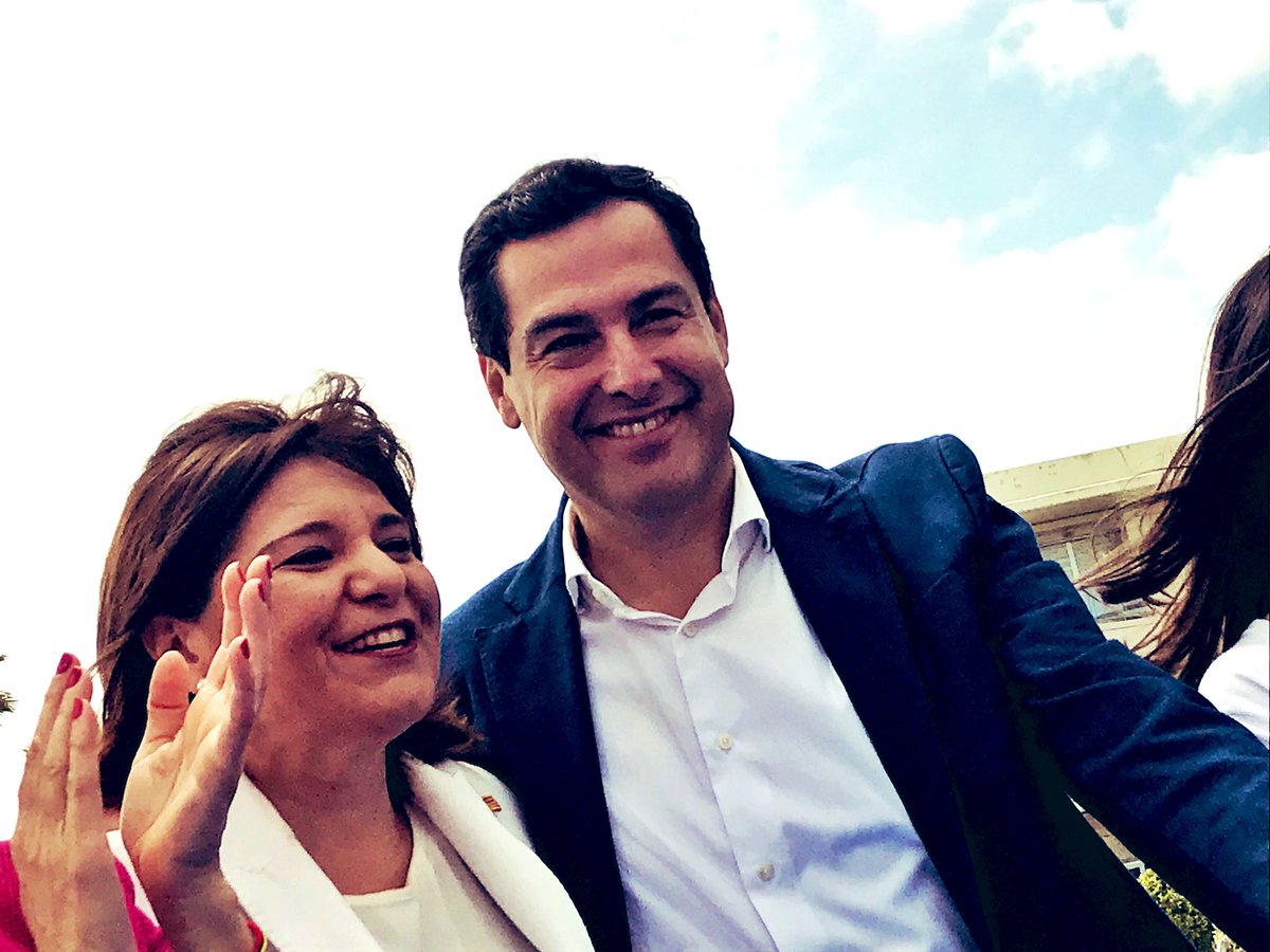 .<a href="/JuanMa_Moreno/">Juanma Moreno</a>: “En Andalucía fue posible y en la Comunitat Valenciana también lo será el #28abril con <a href="/isabelbonig/">Isabel Bonig</a>”. Gracias Presidente. Gracias amigo. #PalabraDePresidenta