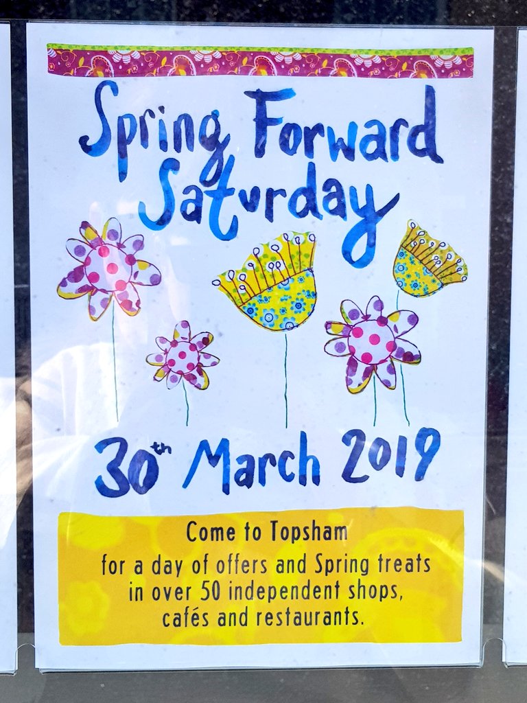 Lauren_Heath_PA's tweet photo. Magicians, kids yoga, family craft, music, Saturday market, delis, cafe's and lifestyle shops - it's all here and more in #Topsham for @LoveTopsham #SpringForwardSaturday https://t.co/LpbWjVkUv1