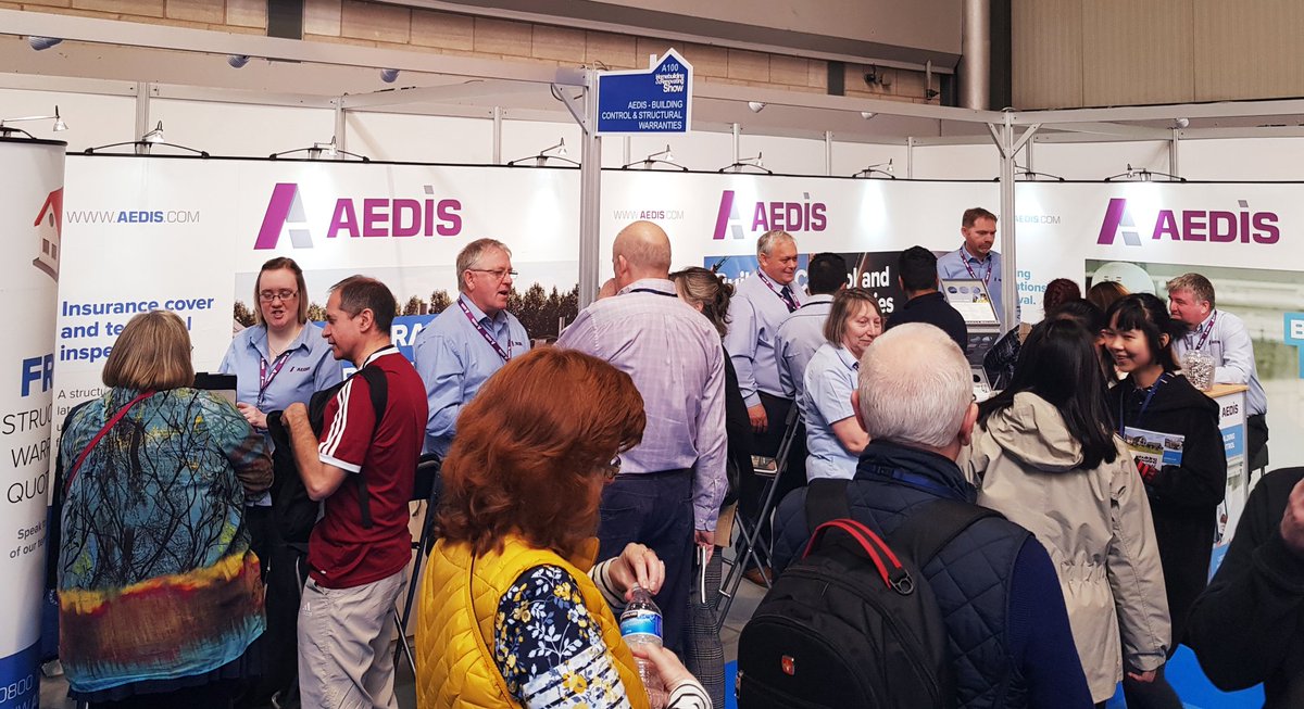 Ready to go for another busy day at the National #HBRshow19! Why not stop by stand A100 for a chat with our experts about #BuildingControl and #StructuralWarranties?