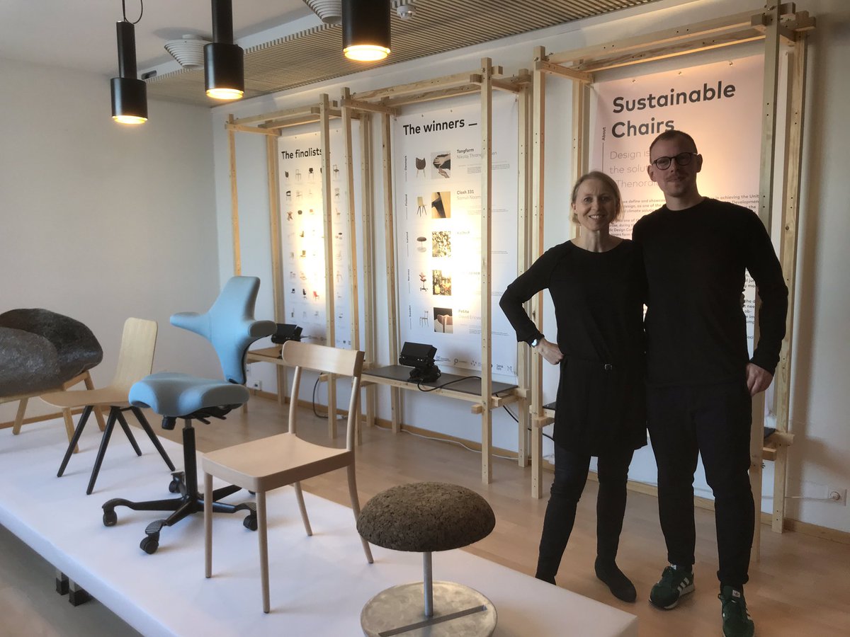 Winners of Nordic Design Competition - Sustainable Chairs now on display at <a href="/NordicHouseRVK/">Norræna húsið</a> in Reykjavik <a href="/designmarch_/">DesignMarch</a>  <a href="/The_Nordics/">The Nordics</a> norden.org/en/news/nordic…