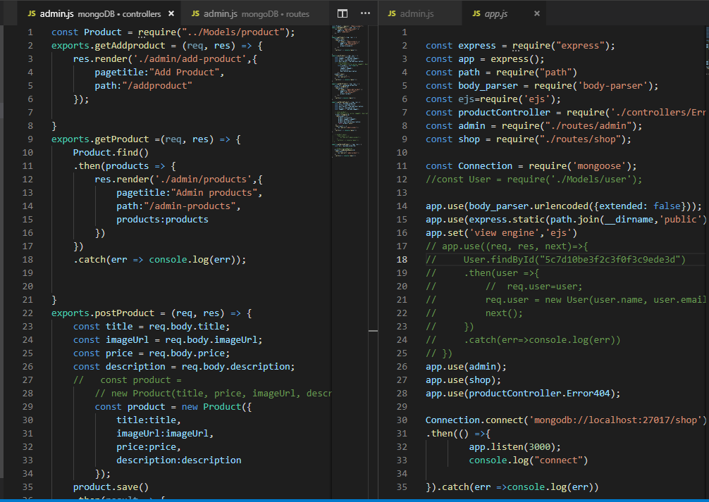 AtefaAbedi's tweet photo. Today we started implementation of  database by using #mongoose replacing #MongoDB 
#afghangirlscode 
@CodeToInspire 
#NodeJS https://t.co/ms4vQ3VJ05