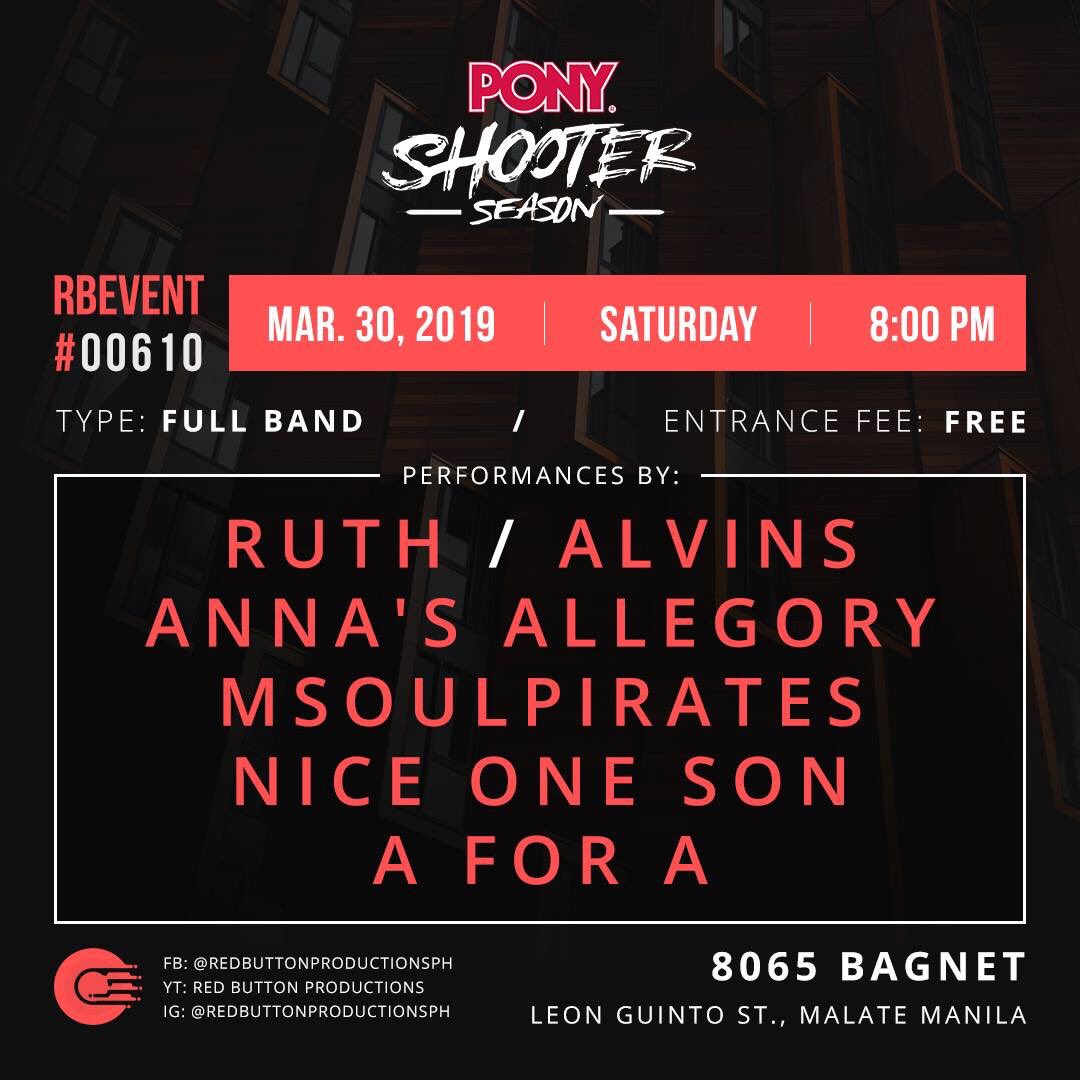 Hi guys join us at our last gig of the month as we perform with other talented bands!