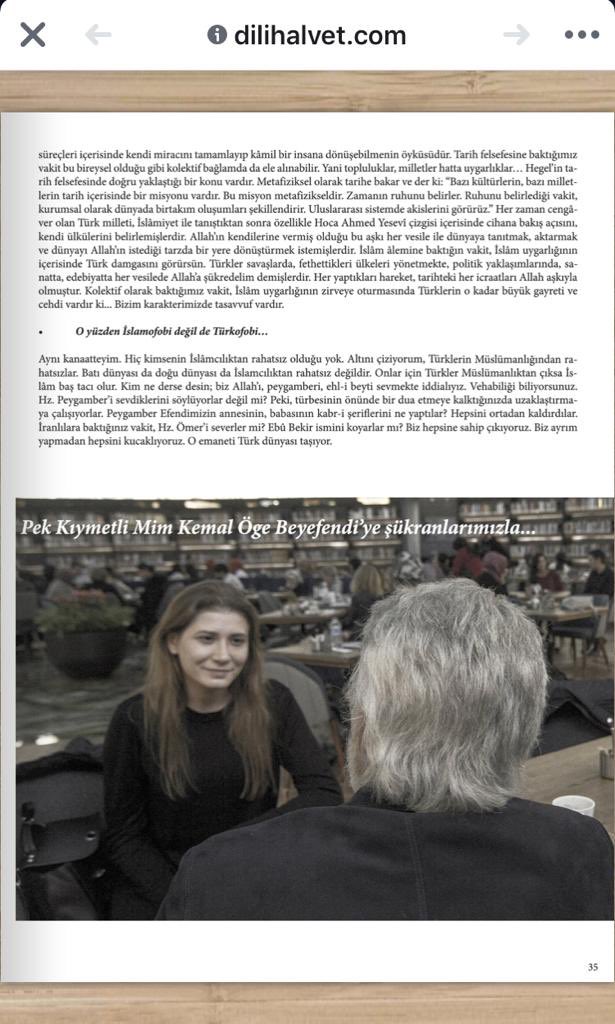 Yeliz Yayıntaş (@s_ninde) on Twitter photo Okuyarak ve üreterek geçen bir yaşam... Örnek babalığı, fedakârlığı, alçak gönüllülüğü karşısında hayran kalacağınız bir isim... Keyifle okuyacağınız bir röportaj... <a href="/profmimkemaloke/">Mim Kemâl ÖKE</a>
<a href="/DilinHalveti/">Dil-i Halvet</a>
dilihalvet.com Okuyarak ve üreterek geçen bir yaşam... Örnek babalığı, fedakârlığı, alçak gönüllülüğü karşısında hayran kalacağınız bir isim... Keyifle okuyacağınız bir röportaj... <a href="/profmimkemaloke/">Mim Kemâl ÖKE</a>
<a href="/DilinHalveti/">Dil-i Halvet</a>
dilihalvet.com