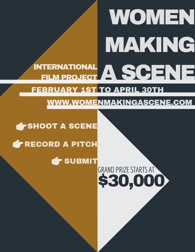 Dinkyart's tweet photo. International Female #filmmakers head over and quote dinkyart or International Film Producers Network to enter the International WOMAS Film Competition! https://t.co/d0gVCRR34w to make your mark! With @womenmakeascene #WOMAS #genderequality https://t.co/QdLavVlJ3X