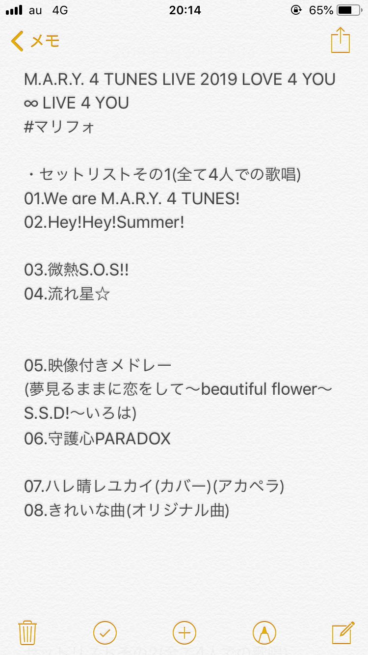 Hiro イベリーマン50kg痩せました على تويتر M A R Y 4 Tunes Live 19 Love 4 You Live 4 You セットリスト 15年歌姫たちによる 15年選手殺しの神セトリw それぞれがそれぞれでベテラン 強い4人が合わさってのライブ これ即ち最高最強 ハレ晴レユカイのアカペラ