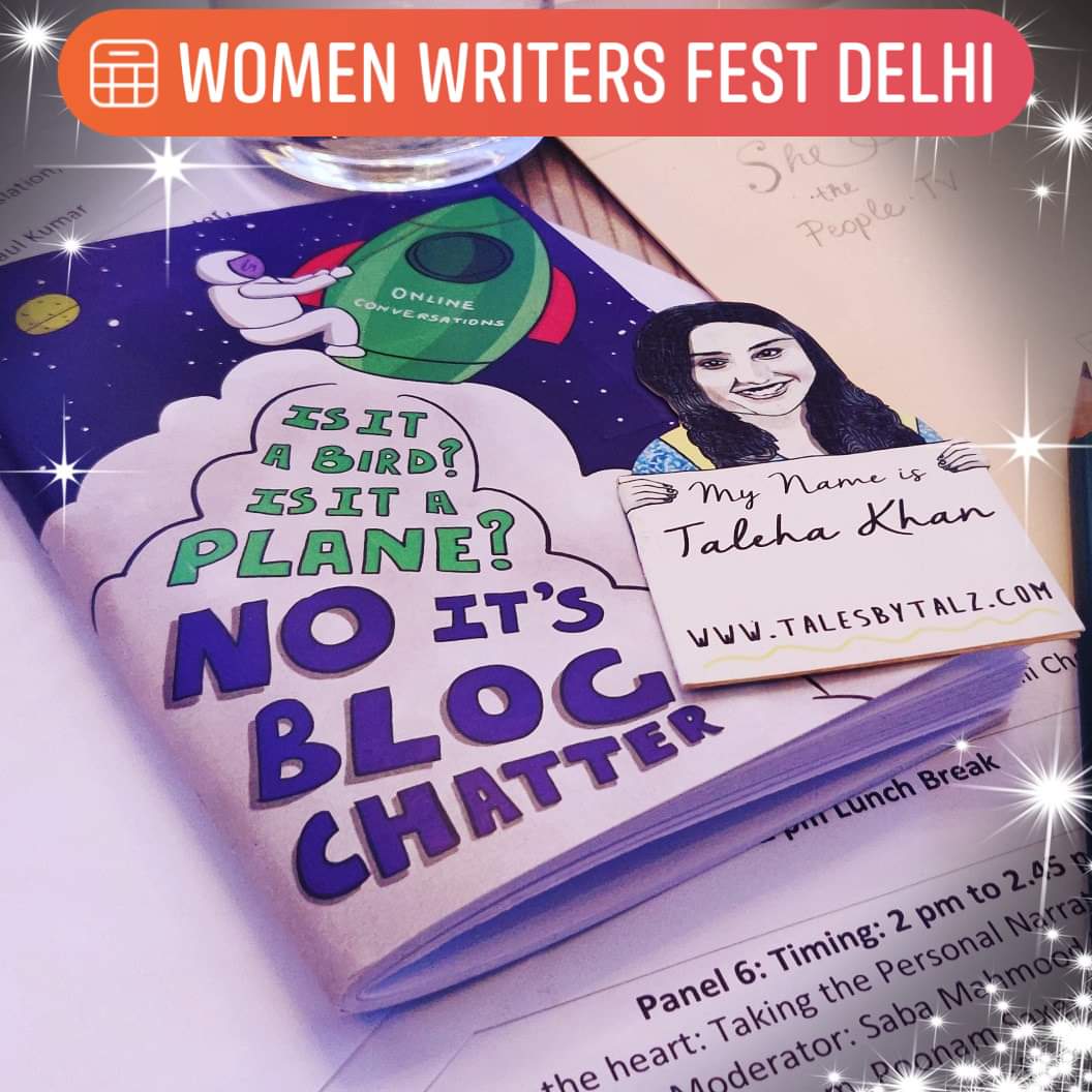 A blogger never misses an opportunity to curate #content #WomenWritersFest @SheThePeopleTV @ArataZC @womenwriterfest @KiranManral @blogchatter @Vkare4u @Tinder @DaMilanoBrand