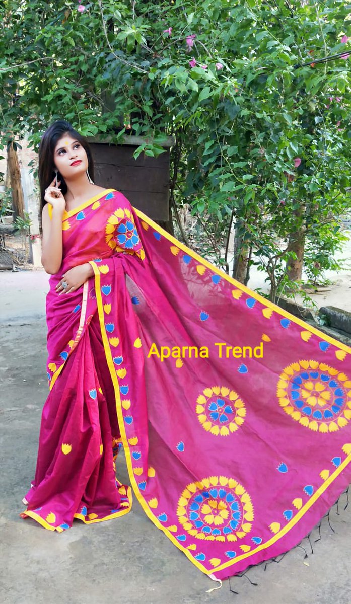 AparnaTrend's tweet image. Applique Handloom Cotton Silk With BP
aparnatrend.co.in
#ATCSA
Limited Collection.. only on Aparna Trend...
Price Rs.998/-
Offer price Rs. 798/-
For Booking Please Call - 9804213707
Whatsapp Booking - 9804213707
[ Mon to Sun - 10AM to 10PM ]
Shipping Free...