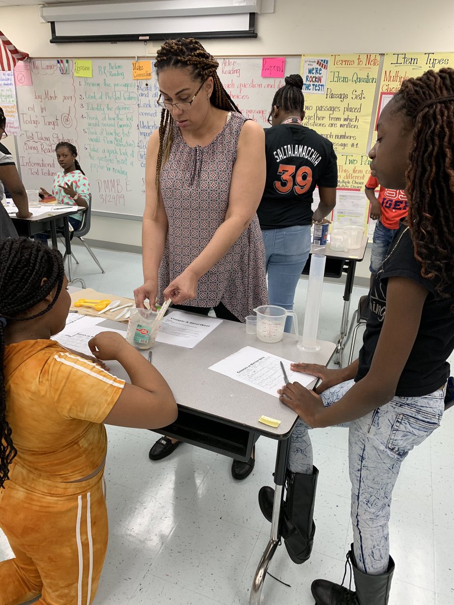 Collins077's tweet photo. Saturday Science Boot Camp at Bethune Elementary School. Today we covered Secondary Benchmarks Chemical & Physical Changes, look out SSA we will be ready!! #SDPBCScience @DianaFedderman @Diana__Snider @pbscience4u @Area4SuptPBCSD @NorthRegionELA @PrinGranger https://t.co/TQYEkIsAOE