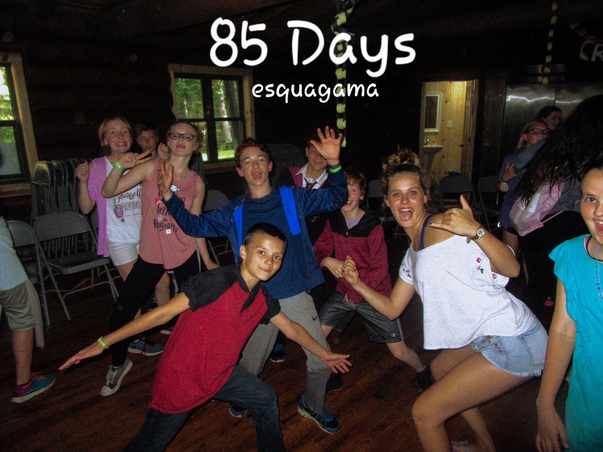 CampEsquagama's tweet photo. We're bringing the #ENERGY to Esquagama summer2k19 🤙🏾🤪
\
/
\
/
#campdance #summercamp #summer2k19 #camplife #countdowntosummer #fun #minnesota #overnightcamp #allthingscamp #summer #summervibes #memories #summercountdown #camp #dance #treats #happy #campcounselor #campers https://t.co/OWvXEC78Y0