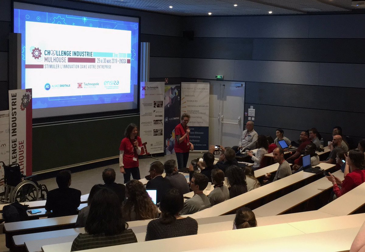 LaurentBigue's tweet photo. #CIMLH Challenge Industrie Mulhouse : séance finale à l’issue de 2 jours de cogitation, avant la remise des prix https://t.co/Tk4knnky20