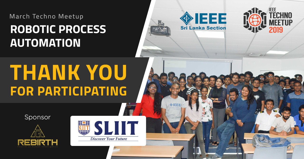 Ieee techverse sri lanka on twitter the fourth meetup of ieee techno