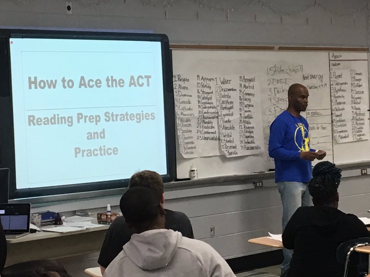 VMMS_CommSchool's tweet photo. Shout out to @UUNIK_Acad and all these scholars for getting it done this morning! #GoForFree #ACTprep #GetBetter @DesireeOJones https://t.co/8YFMVcdNut