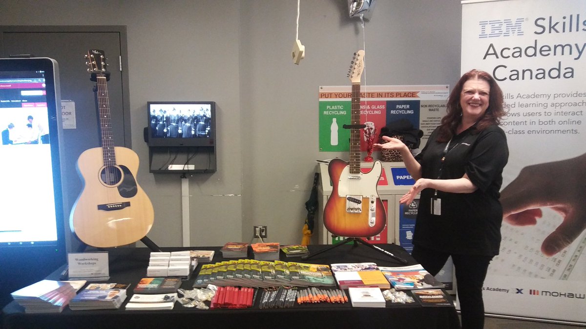 CEMohawkCollege's tweet photo. Did you check out the Guitar Building display at #MohawkOpenHouse today? https://t.co/bm8wj7K2Jm