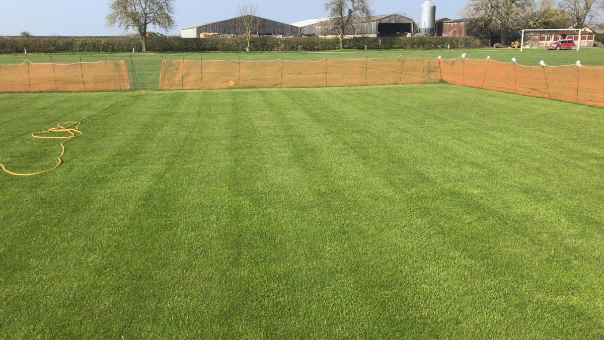 Marshgibboncc's tweet image. Mr Kyle has been doing a fantastic job over the winter on the square, looking awesome #notlongtogonow #MGCC 🏏