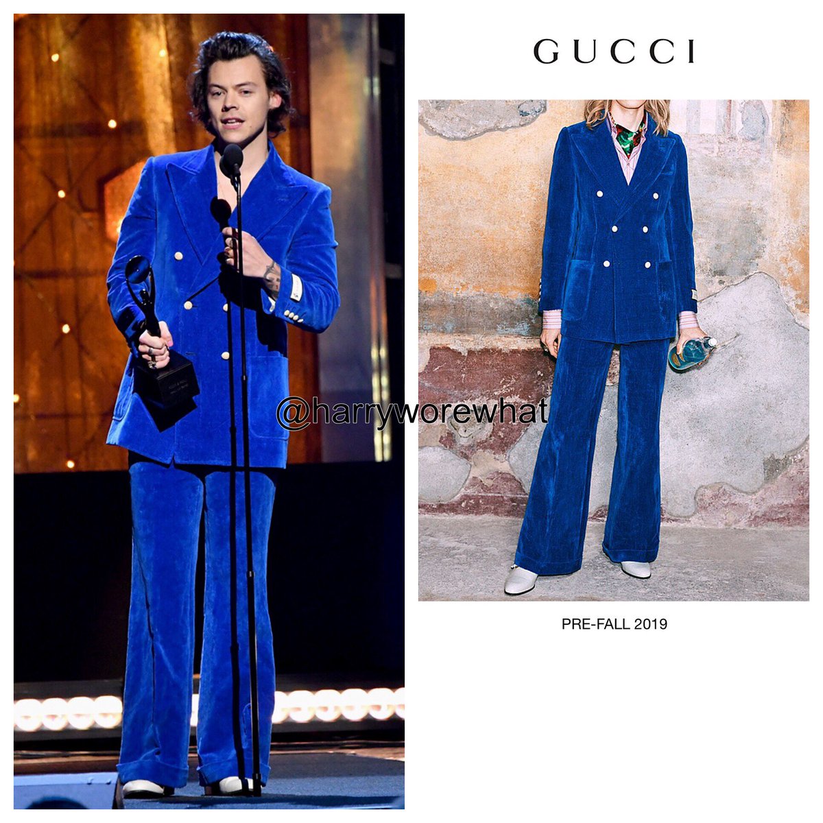 gucci velvet suit