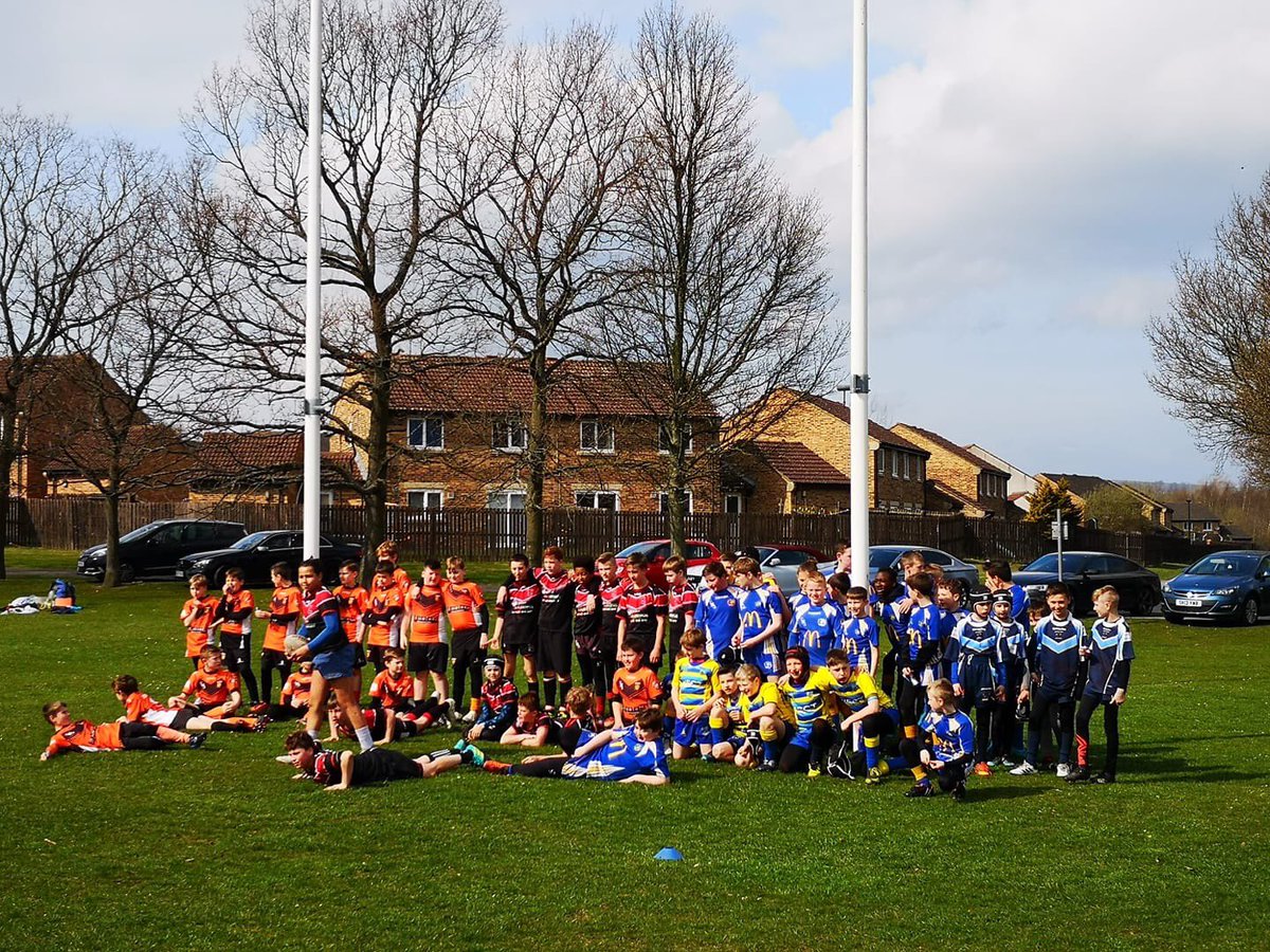 Great to host <a href="/CramlingtonRLFC/">Cramlington Rockets</a>, <a href="/PeterleePumasRL/">PeterleePumasRLFC</a>, Yarm Wolves and <a href="/WBBarbarians/">WhitleyBayBarbarians</a> U12’s at our central venue event. Some great RL on display. Some great sportsmanship with players mixing between teams to get good numbers for each game. See you all again soon. <a href="/NorthEastRL/">NE Rugby League</a> <a href="/TheRFL/">Rugby Football League</a>