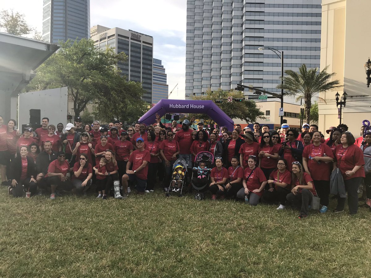 HubbardHouse's tweet photo. Walk 2019 is a wrap! Thanks to the 1200 strong who came out in support of survivors today! #43yrsSavingLives #10yrsStriding #HHJax #jacksonville https://t.co/zHOVLUWeOW